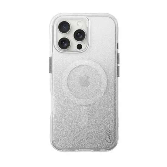 Cover Iphone 16 Pro Coehl Magnetic Charging Lumino Uniq - Sparkling Silver